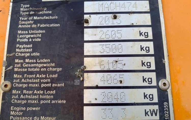 THWAITES MACH474  H835F012