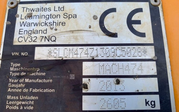 THWAITES MACH474  H835F012