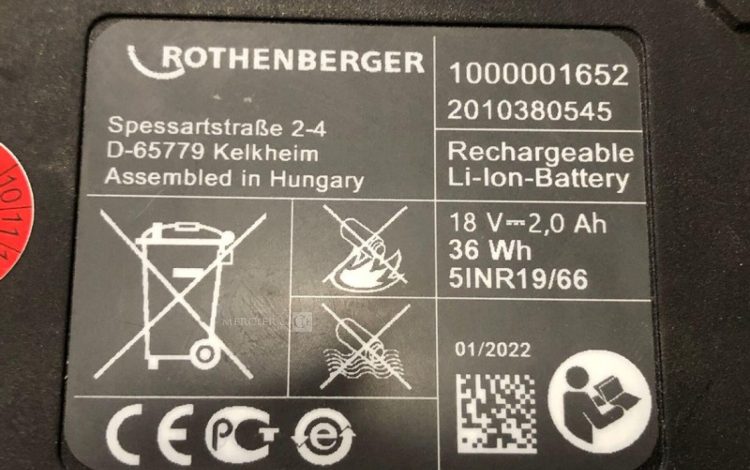 ROTHENBERGER ROMAX COMPACT 3  PIN010185