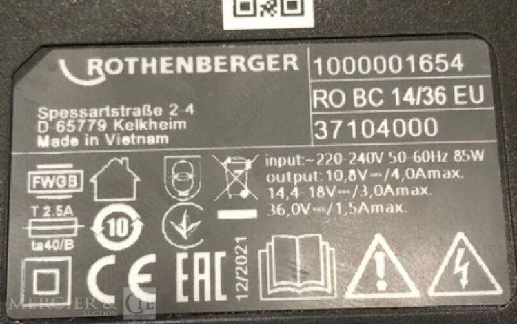 ROTHENBERGER ROMAX COMPACT 3  PIN010185