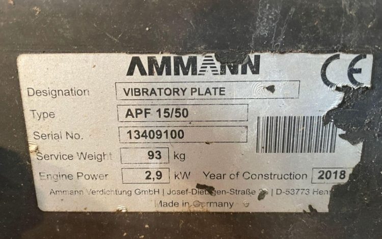 AMMANN APF15/50  PLA010704