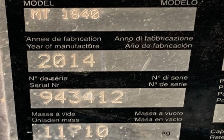 MANITOU MT1840  CT40D18M10