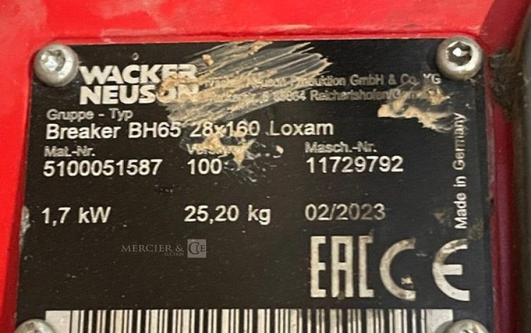 WACKER NEUSON BH65  16MAM32026