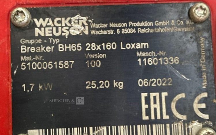WACKER NEUSON BH65  16MAM32026