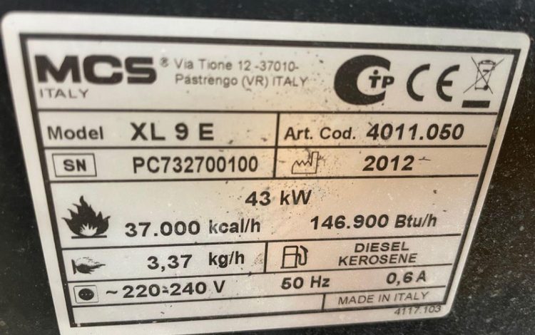 MCS XL9E  30MAM32026