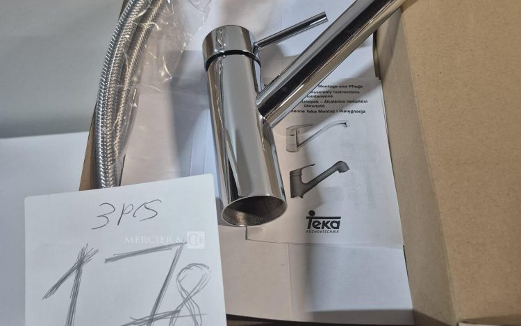 autre Lot de 3 Robinets mitigeur de cuisine au design moderne, finition chromée brilla  169