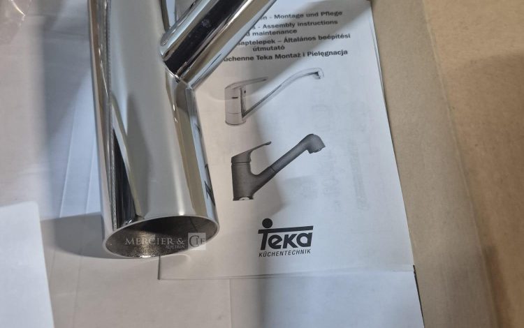 autre Lot de 3 Robinets mitigeur de cuisine au design moderne, finition chromée brilla  169