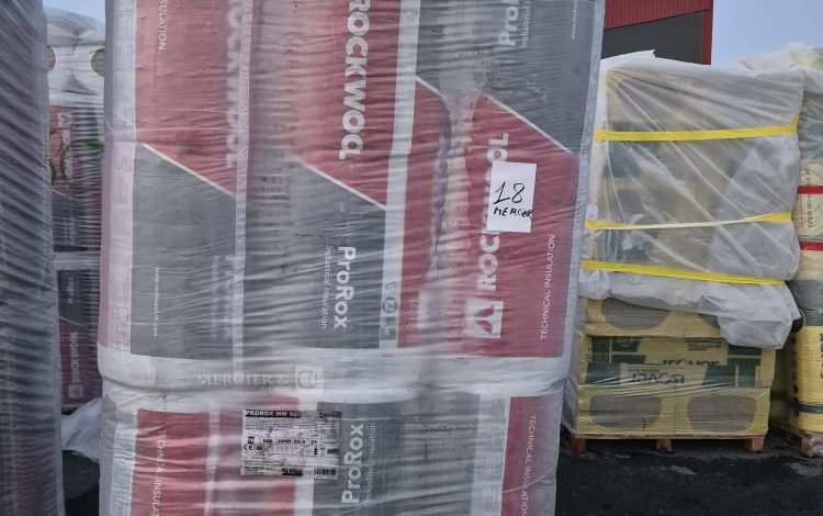 autre Lot de 21 rouleaux de laine de roche PROROX WM 960 , épaisseur 70 , marque ROCKW  15