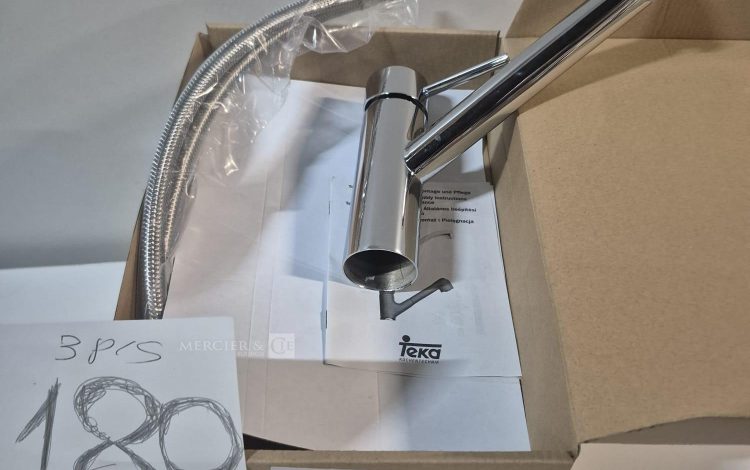 autre Lot de 3 Robinets mitigeur de cuisine au design moderne, finition chromée brilla  171