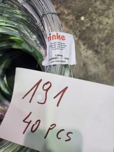 autre Lot de 40 rouleaux de fil de fer acier zingué Diamètre 1,0 mm marque RINKE  181