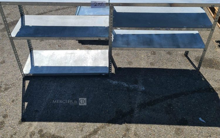 autre Lot de 13 racks de stockage  75 x 30 x 75 cm (HxLxP) + 1 rack métallique offert  191