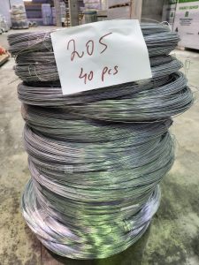 autre Lot de 40 rouleaux de fil de fer acier zingué Diamètre 1,0 mm marque RINKE  195