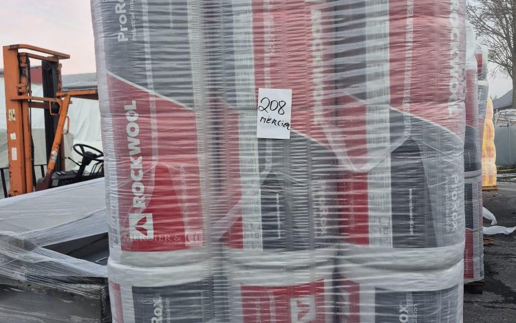 autre Lot de 21 rouleaux de laine de roche Prorox wm 960 , épaisseur 40 , marque Rockw  198