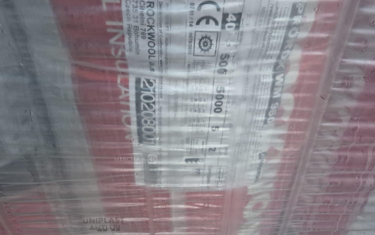 autre Lot de 21 rouleaux de laine de roche Prorox wm 960 , épaisseur 40 , marque Rockw  198