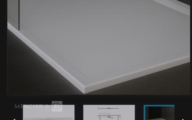 autre Lot de 2 receveurs de douche de 70xm x 100cm , Ultra Flat New marque Ideal Stand  208