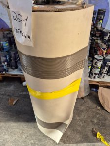 autre Lot comprenant 1 rouleau de revêtement de sol PVC souple, coloris crème avec ban  211