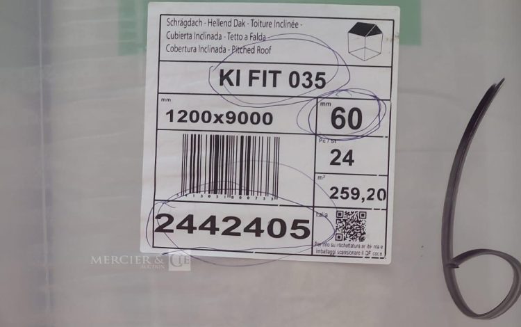 autre Lot de 24 Panneaux roulé de laine minérale de verre nu semi-rigide à haute perfo  216