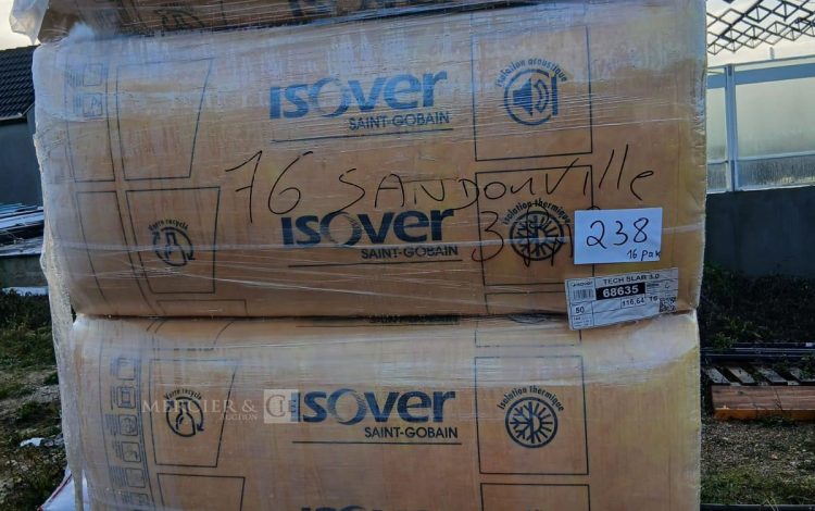 autre Lot de 16 pack de laine de verre TECH SLAB 3.0 68635 marque ISOVER  228