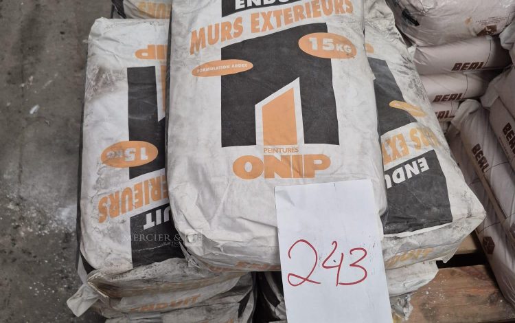 autre Lot de 22 sac d&rsquo;enduit pour murs extérieurs 15KG , marque ONIP  233