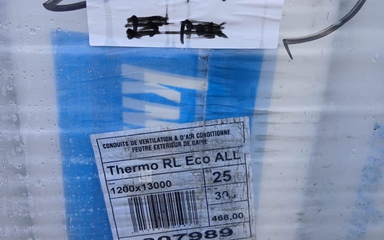 autre Lot de 30 rouleaux de laine pour conduits de ventilation & d&rsquo;air conditionne feu  236