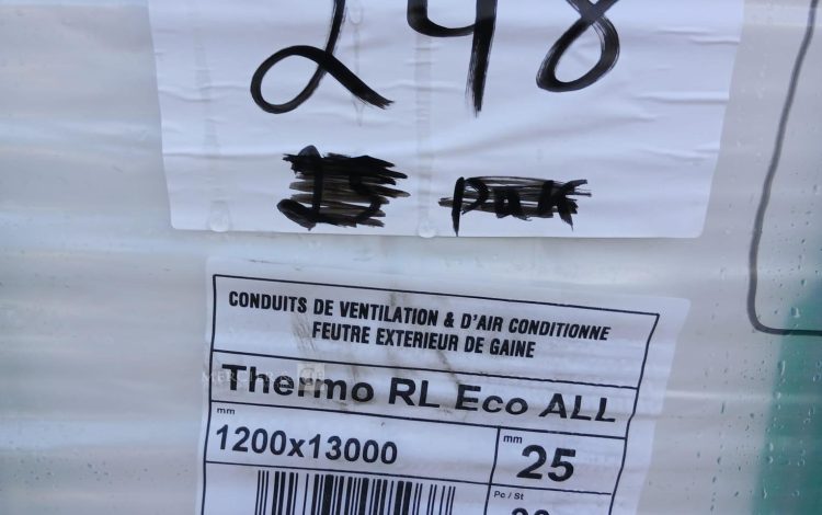 autre Lot de 30 rouleaux de laine pour conduits de ventilation & d&rsquo;air conditionne feu  237