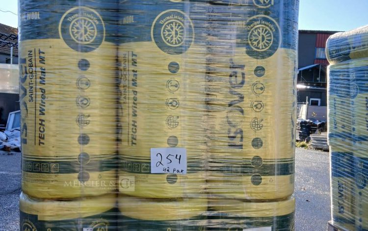 autre Lot de 42 pack de laine M230067 l:6000mm x 500mm d:30mm marque Isover  243