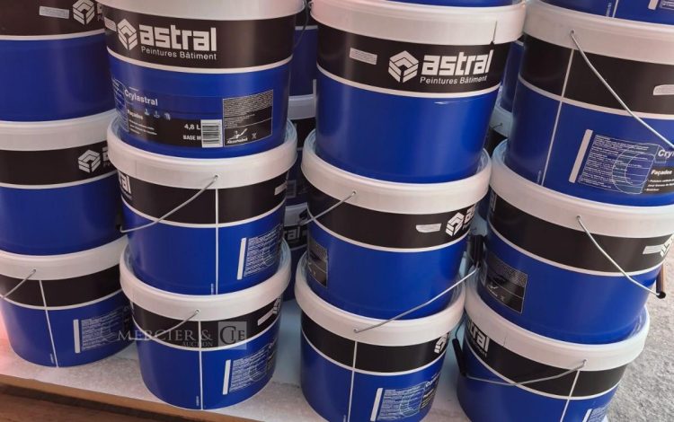 autre Lot de 14 sceaux de peinture pour façade Crylastral 4,8L marque Astral  245