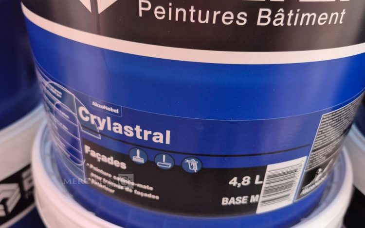 autre Lot de 14 sceaux de peinture pour façade Crylastral 4,8L marque Astral  245