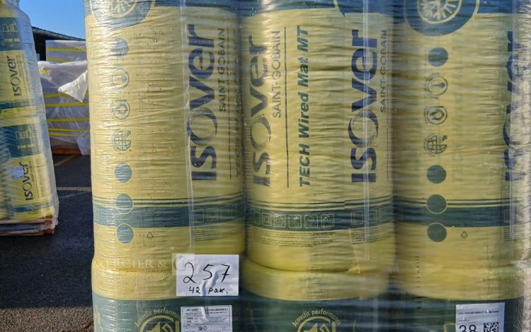 autre Lot de 42 pack de laine L=4000mm , b=500mm , d=50mm marque ISOVER  246