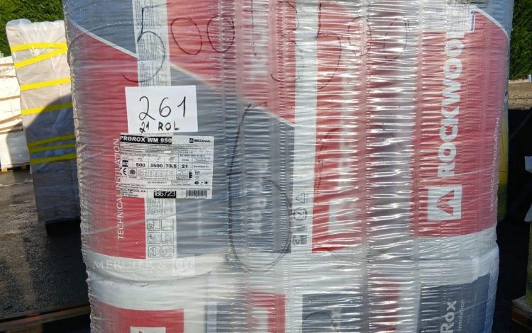 autre Lot de 21 rouleaux de nappe en laine de roche PROROX WM 950 marque ROCKWOOL  250