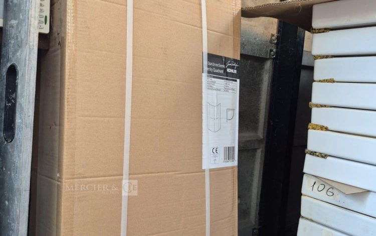 autre Lot de 2 parois de douche , quart de rond Sérénité de 80x80cm , hauteur 190cm ma  258