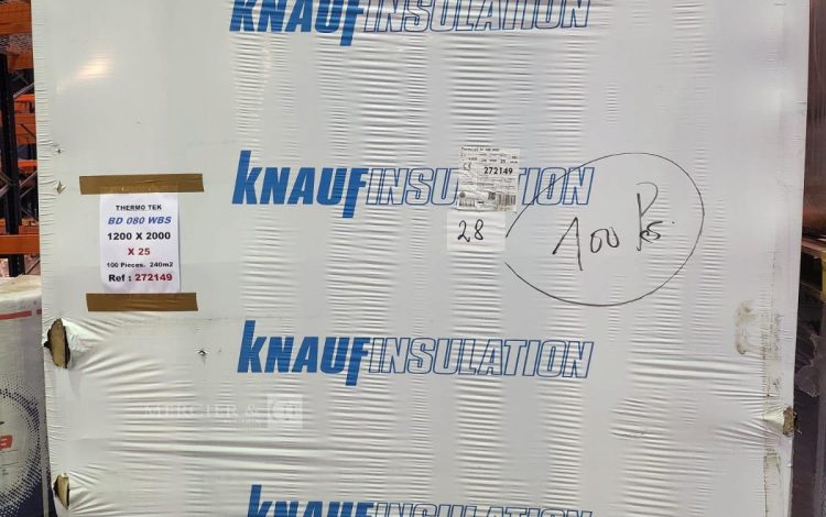 autre Lot de 100 panneaux de laine de verre Thermo Tek Bd 080 WBS dimensions : 1200×20  22