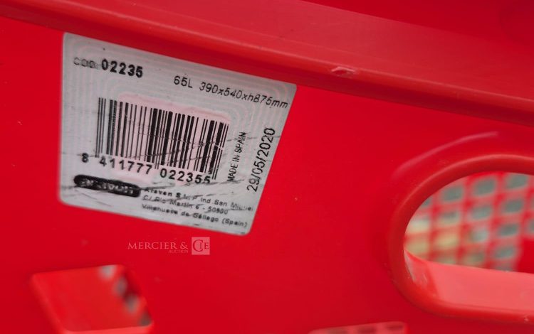 autre Lot de 40 paniers à roulettes SHOPROLL , 65L dimensions : 390x540xh875mm  282