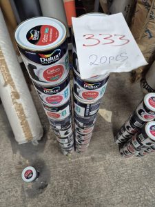 autre Lot de 20 pots Peinture Dulux Valentine  Crème de Couleur, teinte Rouge Brique,  320