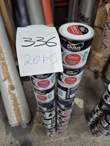 autre Lot de 20 pots Peinture Dulux Valentine  Crème de Couleur, teinte Rouge Brique,  323