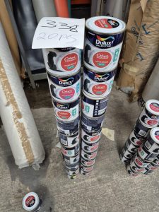autre Lot de 20 pots Peinture Dulux Valentine  Crème de Couleur, teinte Rouge Brique,  324