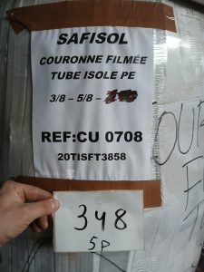 autre Lot de 5 rouleaux Couronne filmée tube isole PE CU 0708 marque SAFISOL  334