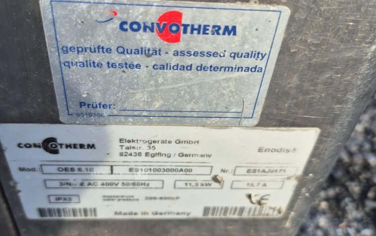 autre Four mixte Convotherm modèle Henri Julien. Article vendu en létat, non testé. D  337