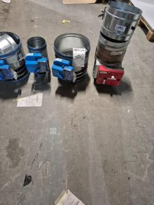 autre Lot comprenant plusieurs clapets coupe-feu circulaires de marque Lindab, avec se  341