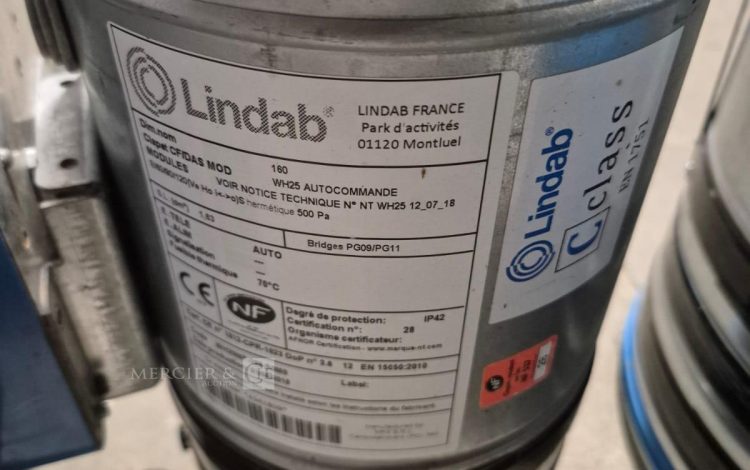 autre Lot comprenant plusieurs clapets coupe-feu circulaires de marque Lindab, avec se  341