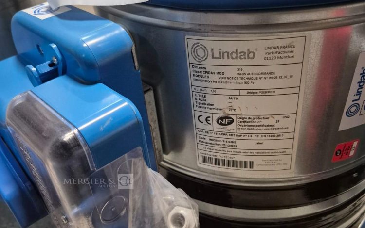 autre Lot comprenant plusieurs clapets coupe-feu circulaires de marque Lindab, avec se  341