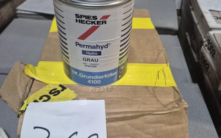 autre Lot de 12 apprêt garnissant Spies Hecker Permahyd Hydro, couleur gris. Produit p  345