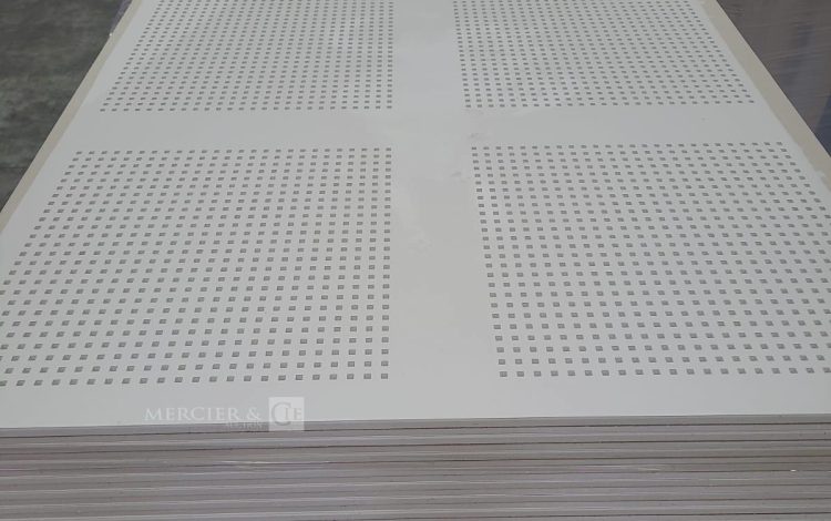 autre Lot de 30 plaques de plâtre , plaque à perforations continues, revêtue au dos d&rsquo;  348