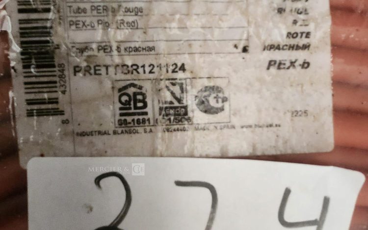 autre Lot de 3 couronnes de tubes PEX-b rouge  12 x 1,1 mm (240 m chacun)  352