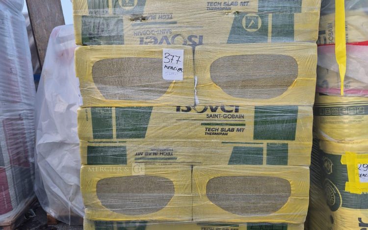 autre Lot d&rsquo;environ 57,84m2 de laine de roche Thermipan 343-700 marque ISOVER  354