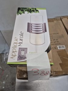 autre Lot de 6 appliques murales en inox/polycarbonate  , 11W , culott E27  359