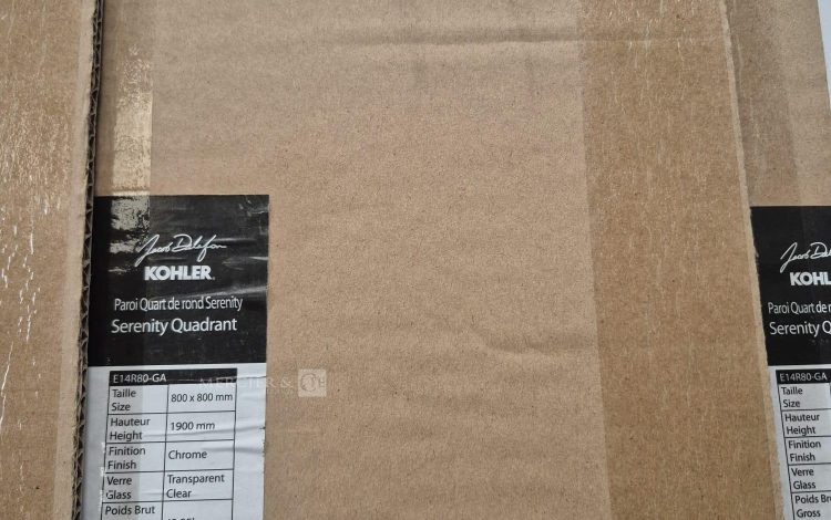 autre Lot de 2 parois quart de rond Sérénité de 80 x 80 x 190cm marque Jacob Delafon  362