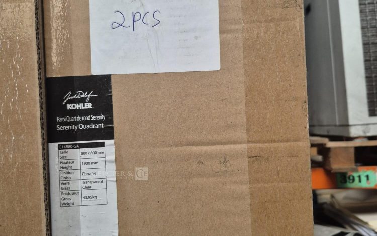 autre Lot de 2 parois quart de rond Sérénité de 80 x 80 x 190cm marque Jacob Delafon  363