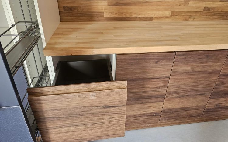 autre Cuisine complète d&rsquo;environ 3m  Coloris bleu et noyer , marque OSKAB  366