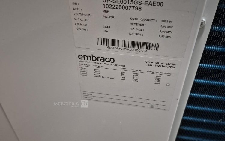 autre Embraco Groupe de condensation entièrement hermétique Bioma . Le groupe de conde  371